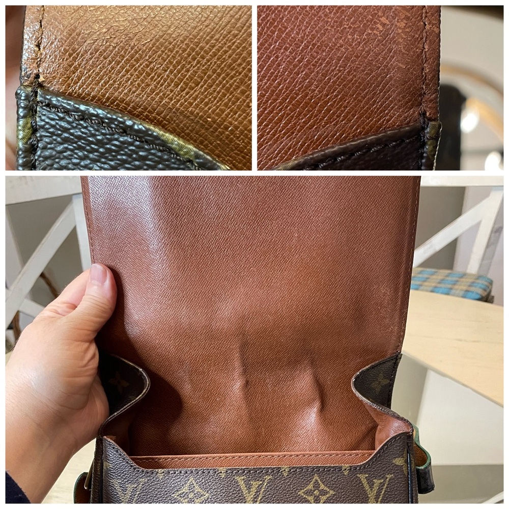 Louis Vuitton Cartouchiere MM Crossbody with COA (painted leather) - Picture 5 of 16